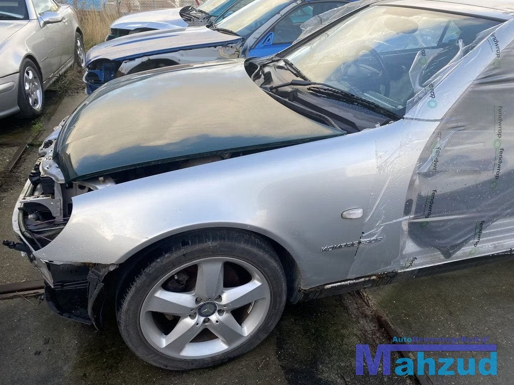 MERCEDES SLK R170 zilver 744 Links scherm zijscherm 1996-200, Auto-onderdelen, Gebruikt, Mercedes-Benz AG, Mercedes-Benz, Ophalen of Verzenden