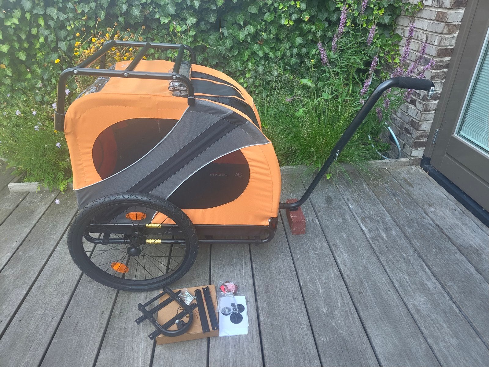 DutchDog DoggyRide Novel 15 Hondenfietskar Compleet, Ophalen, DutchDog Doggyride, Opvouwbaar, Zo goed als nieuw
