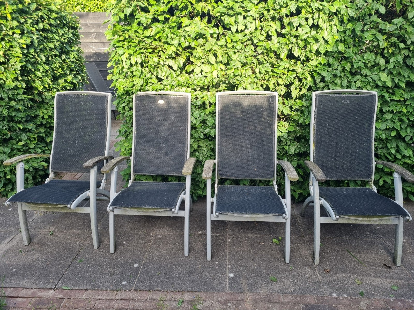 Hartman tuinstoelen 4x, Ophalen, Gebruikt, Kunststof