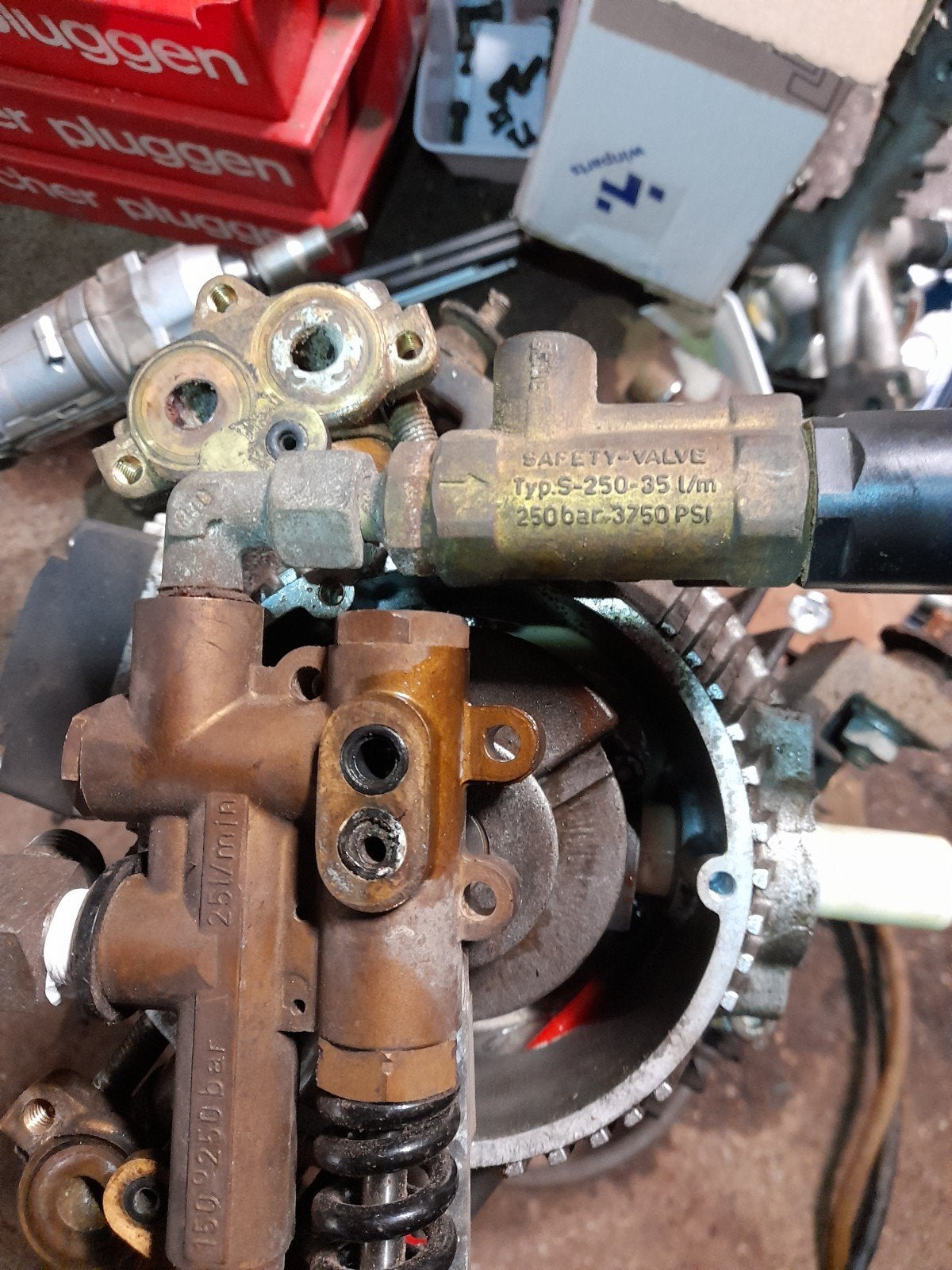 wap hd spuit pomp met elektromotor 380 volt, Ophalen of Verzenden, Gebruikt