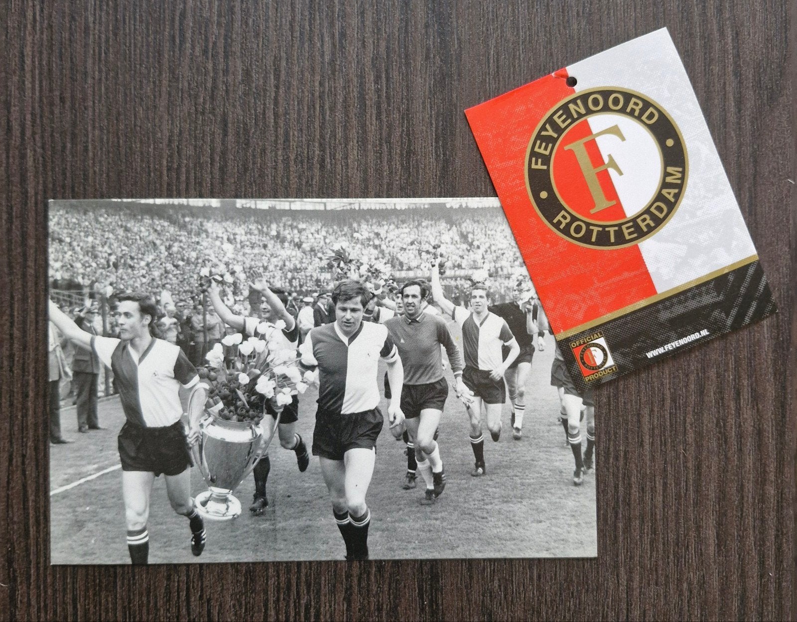 Feyenoord Europa Cup 1970 Ansichtkaart - Ongelopen, Verzamelen, Ophalen of Verzenden, Zo goed als nieuw, Feyenoord, Overige typen