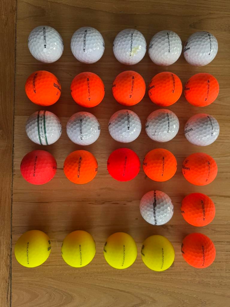Wilson staff DUO soft golfballen 27 stuks, Ophalen of Verzenden, Zo goed als nieuw, Bal(len), Callaway