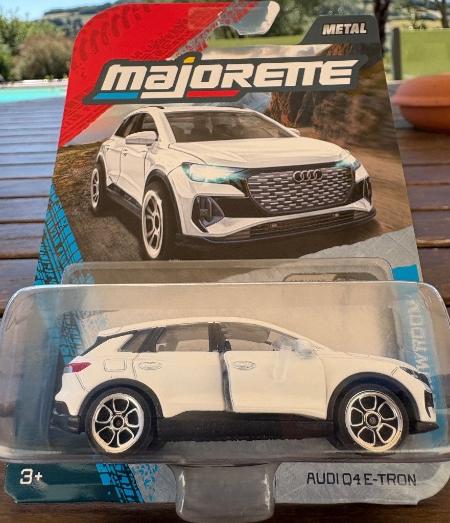 Majorette Audi Q4 E-TRON wit, Ophalen of Verzenden, Nieuw, Auto