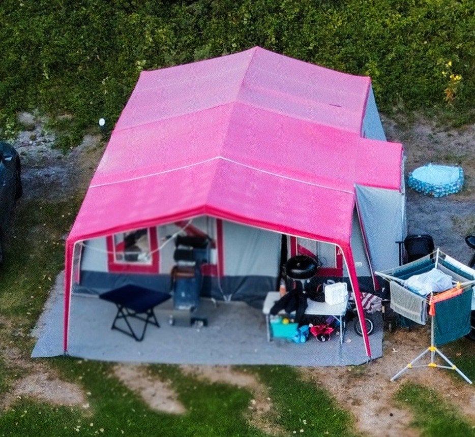 Roadmaster Runner S vouwwagen - Gebruikt en Compleet, Caravans en Kamperen, Vouwwagens, Meerkleurig, Aanwezig, Meer dan 6, Ophalen