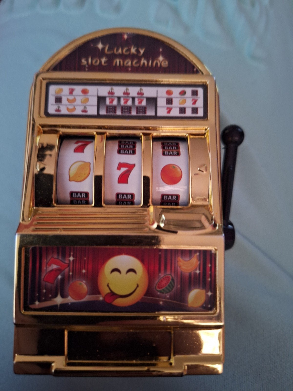 Kleine Lucky Slot Machine - Speelautomaat, Ophalen of Verzenden, Zo goed als nieuw