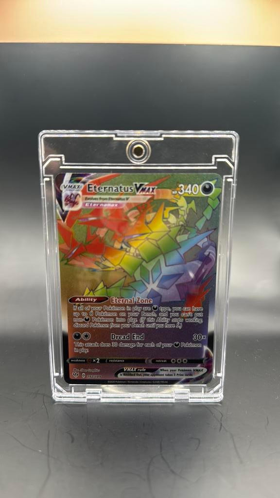 Eternatus VMAX 192/189 Rainbow Secret Rare – Darkness Ablaze, Hobby en Vrije tijd, Verzamelkaartspellen | Pokémon, Ophalen of Verzenden