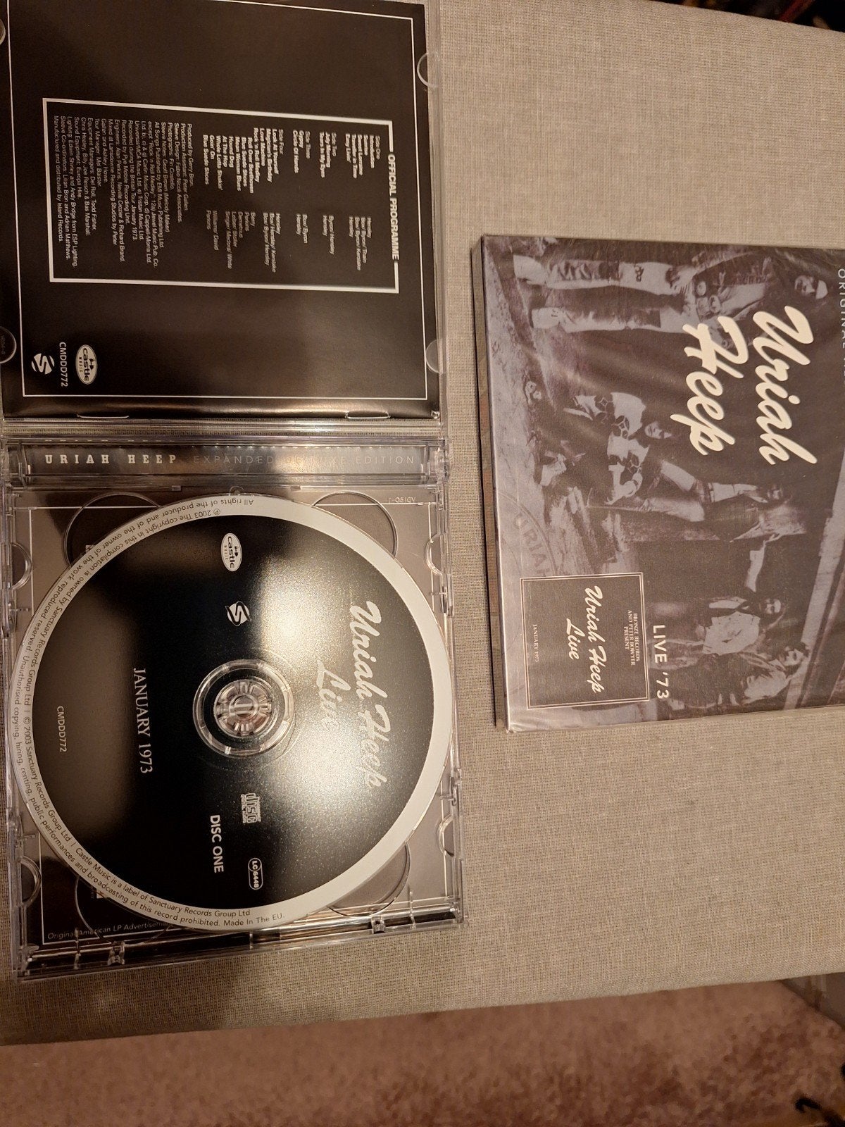 Uriah Heep - Live '73 (Expanded Edition) CD, Verzenden, Zo goed als nieuw, Live-album, Inclusief boekje