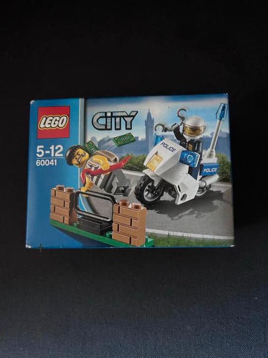 Lego City 60041 Boevenachtervolging - Politie Motor, Ophalen of Verzenden, Nieuw, Complete set, Lego