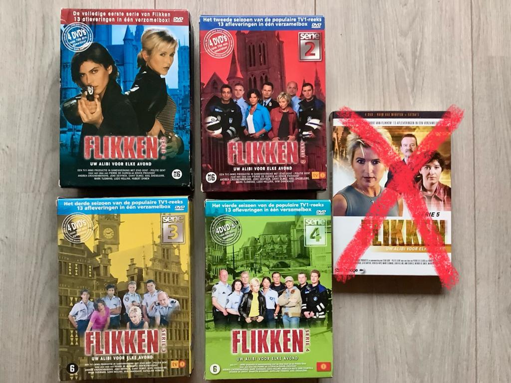 Flikken Gent seizoen 1 t/m 4 Politie serie, Alle leeftijden, Ophalen of Verzenden, Zo goed als nieuw, Detective en Krimi