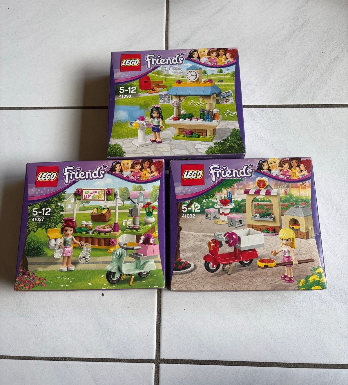 Lego Friends sets 41098, 41027 en 41092, Gebruikt, Lego, Friends, Ophalen of Verzenden