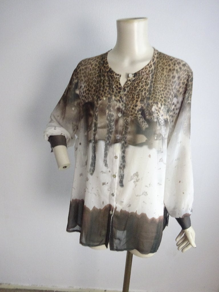 Missy Blouse mt L/XL, Meerkleurig, Maat 46/48 (XL) of groter, Missy, Ophalen of Verzenden