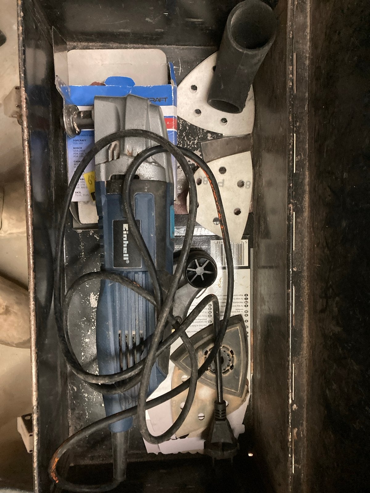 Einhell multitool, Ophalen of Verzenden, Zo goed als nieuw, Minder dan 600 watt, Overige typen