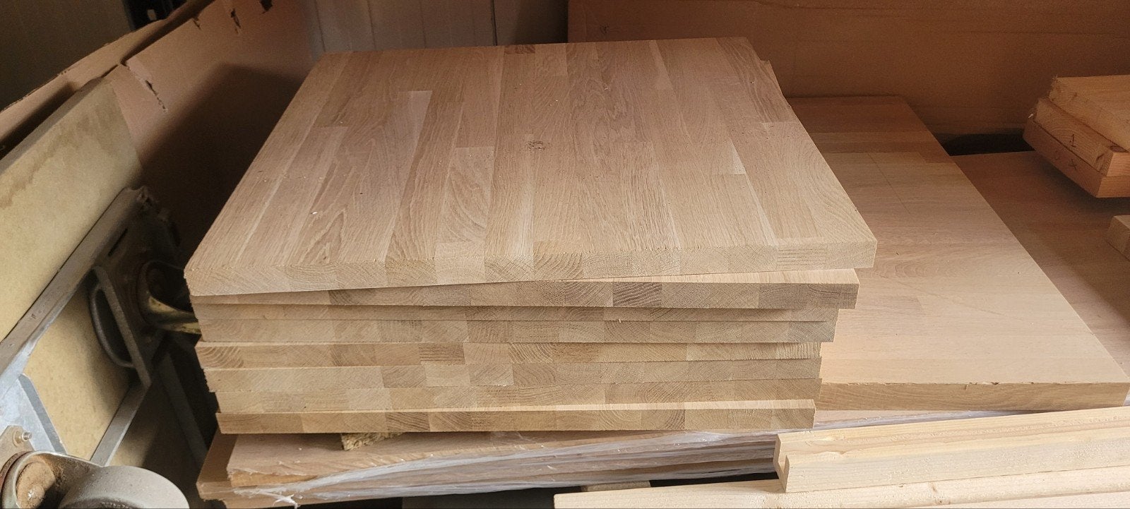 Eiken panelen 27mm en 40mm dik - diverse afmetingen, Ophalen, 25 tot 50 mm, Eiken, Nieuw