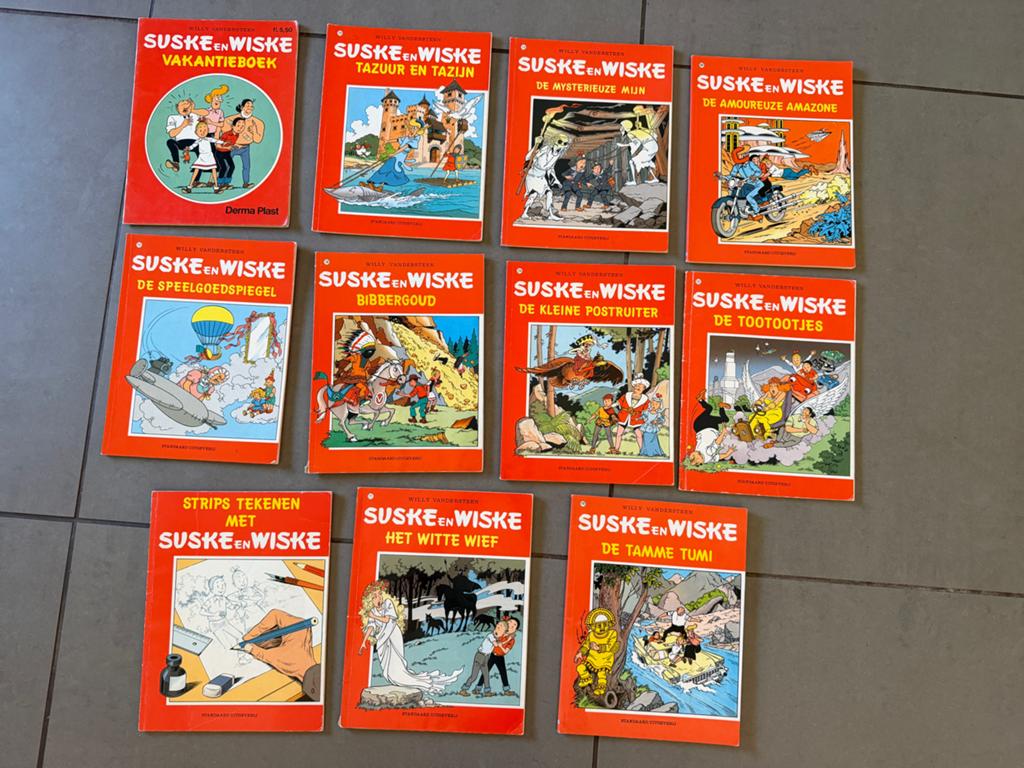 Suske en Wiske Stripboeken Collectie - 10 albums, Boeken, Meerdere stripboeken, Ophalen of Verzenden, Gelezen