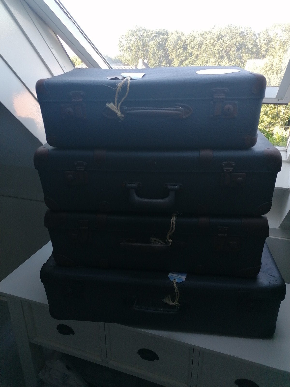 Vintage koffers, Huis en Inrichting, Ophalen, Minder dan 50 cm