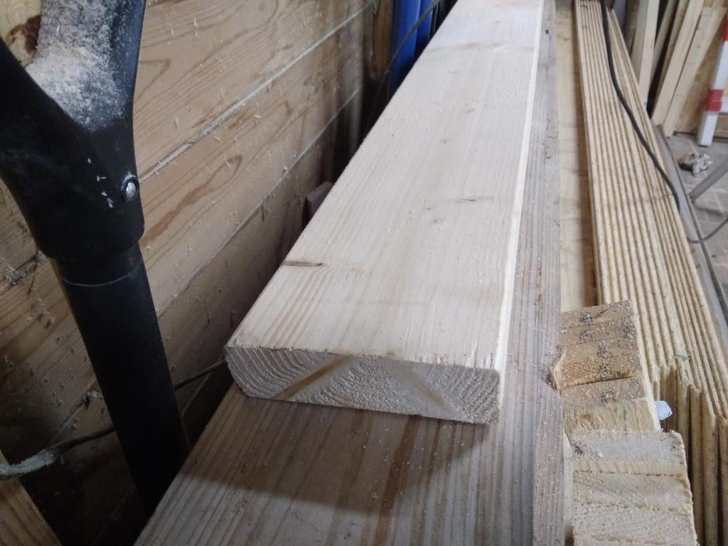 Partij vuren balken 38x245mm, Tuin en Terras, Palen, Balken en Planken, Ophalen, Nieuw, 250 cm of meer, Balken