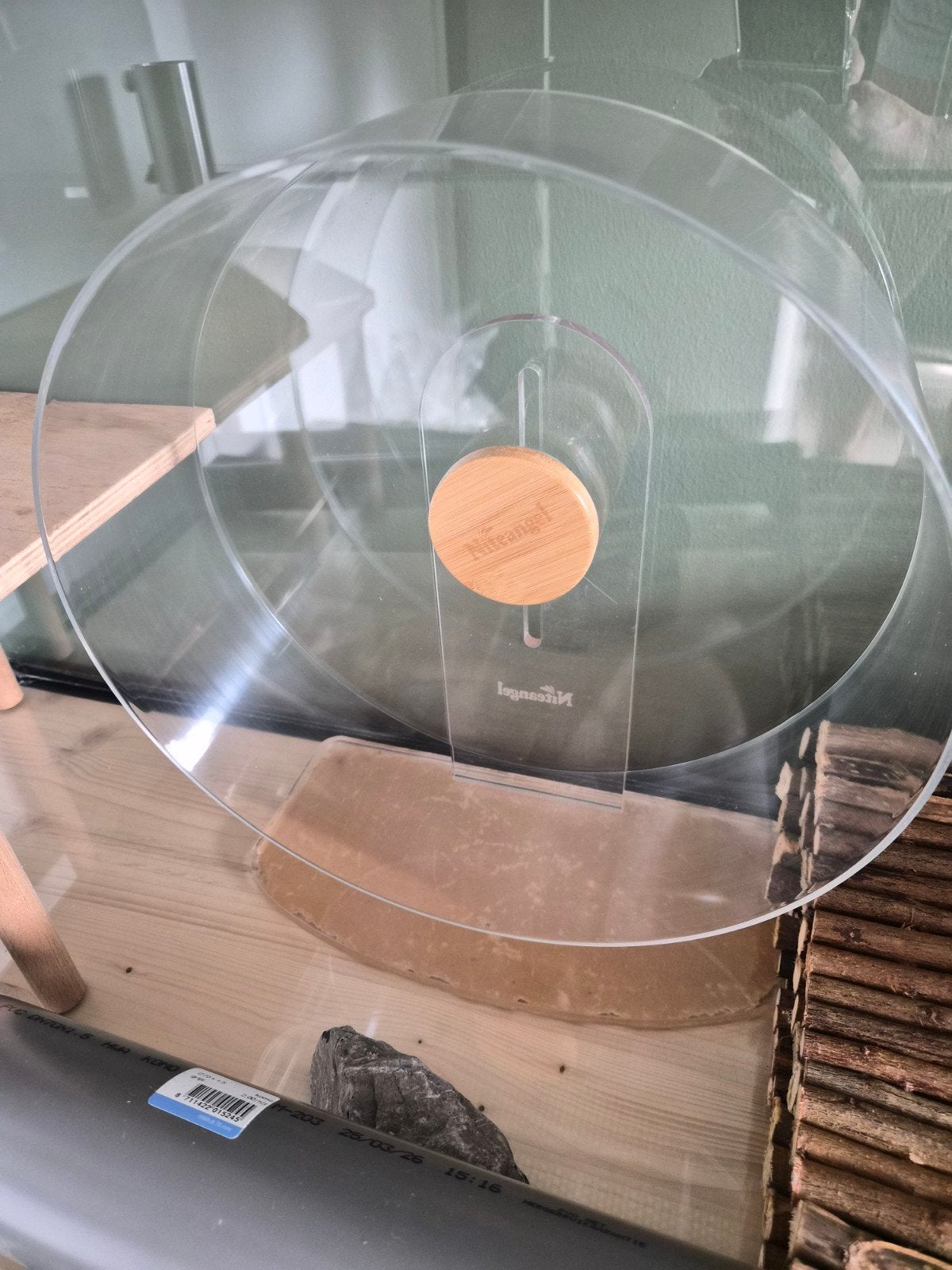 Hamster terrarium 120x40x50 + inrichting voor hamsterscape, Kooi, 110 cm of meer, Zo goed als nieuw, Hamster