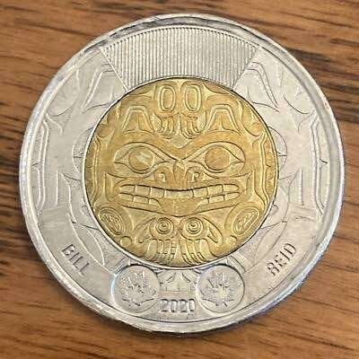 Canada - 2 Dollar 2020 - Bill Reid - circulated, Verzenden, Noord-Amerika, Losse munt