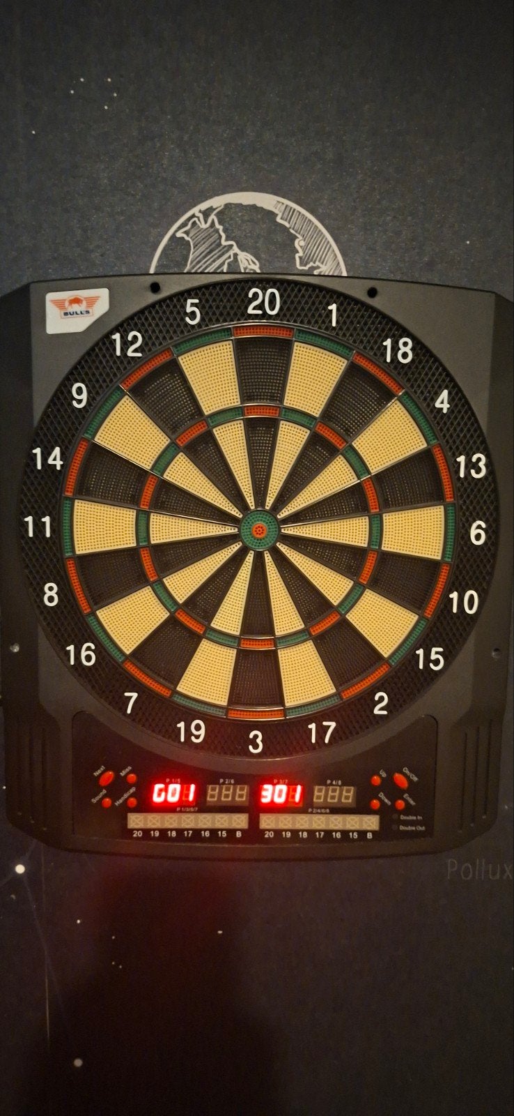 bulls elektrisch dartbord, Ophalen, Zo goed als nieuw, Dartbord, Elektronisch