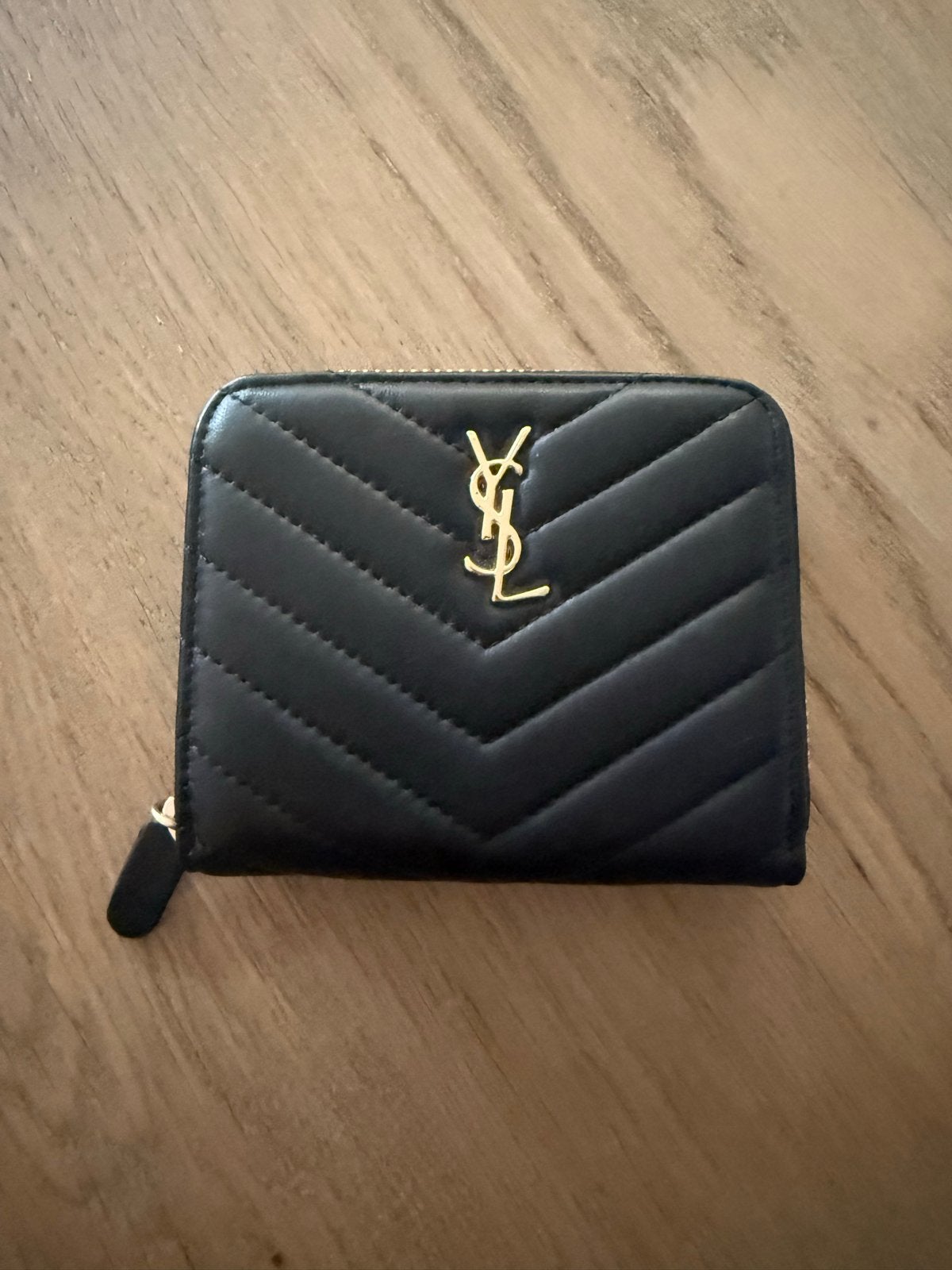 Portemonnee (Y.S.L), Sieraden, Tassen en Uiterlijk, Overige merken, Zwart, Ophalen of Verzenden, Zo goed als nieuw