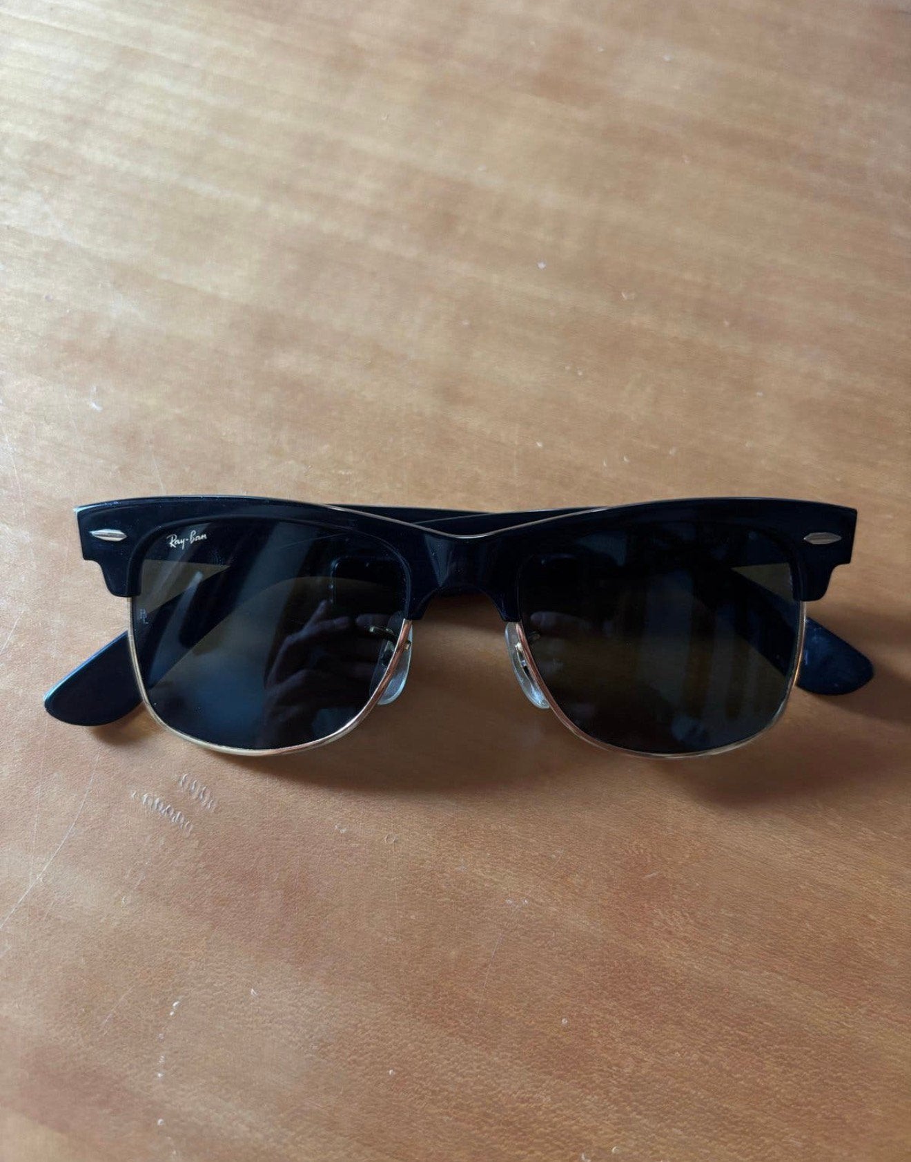 Ray Ban wayfarer zonnebril, Zonnebril, Verzenden, Zwart, Zo goed als nieuw