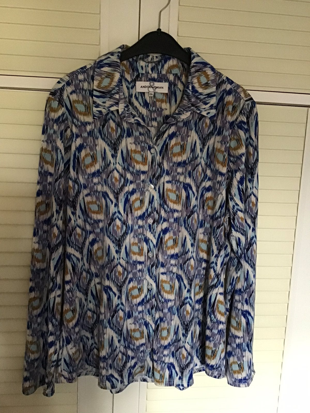 Blouse andcowoman. 2x XL, Kleding | Dames, Ophalen of Verzenden, Zo goed als nieuw, Maat 46/48 (XL) of groter
