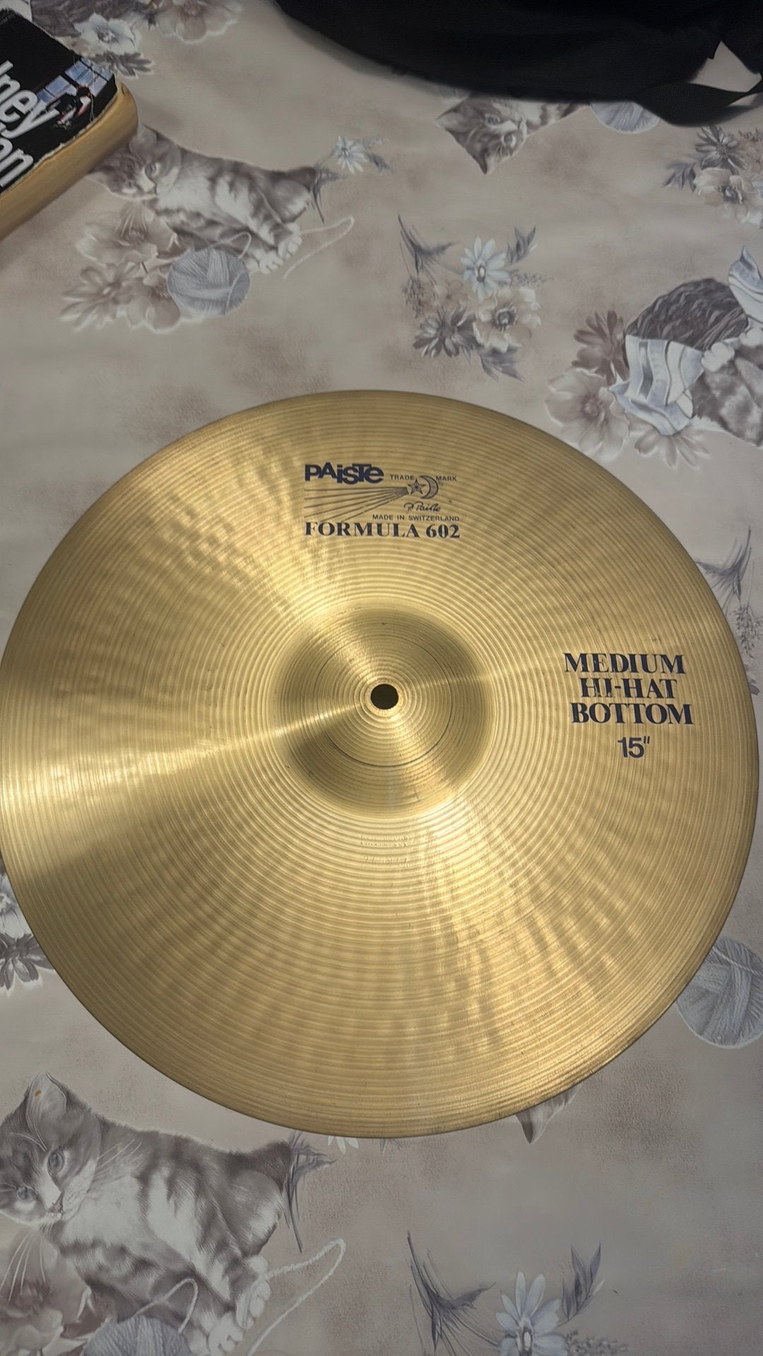 Paiste Formula 602 15” Medium Hi-Hat vintage, Muziek en Instrumenten, Ophalen of Verzenden, Zo goed als nieuw, Overige merken