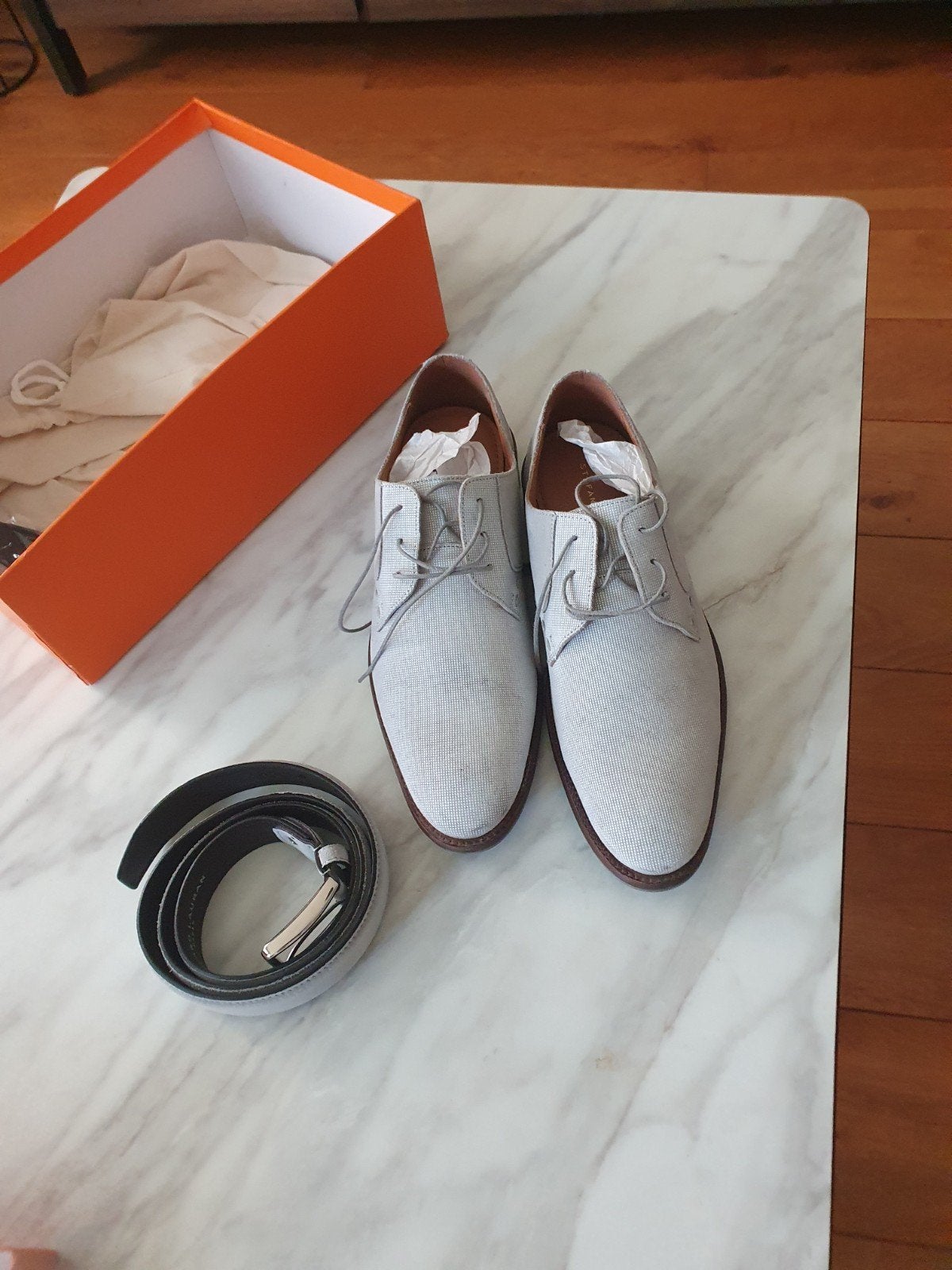 Stefano Lauran Nette Schoenen BeigMaat 42,5  44 met Riem, Overige kleuren, Stefano Lauran, Nieuw, Ophalen of Verzenden