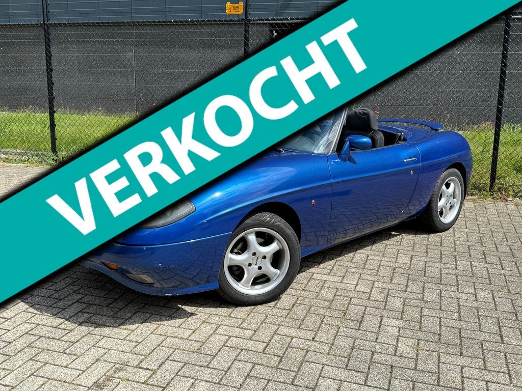 Fiat Barchetta 1.8-16V |APK t/m 04-06-2028|, Gebruikt, 4 cilinders, Cabriolet, Blauw