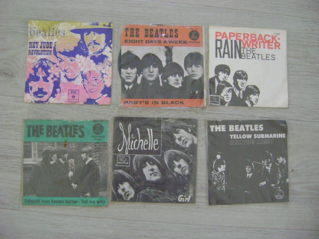 Beatle singles, Ophalen, Gebruikt, 7 inch, Single