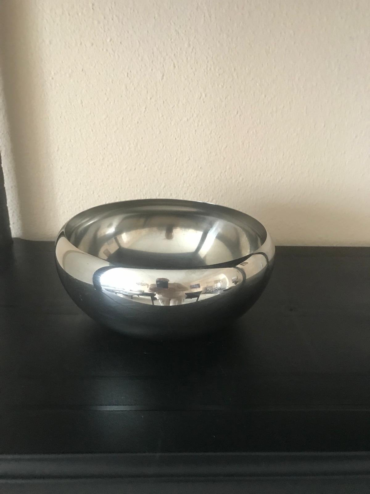 Alessi schaal - RVS design object, Gebruikt, Schaal, Rond, Ophalen of Verzenden
