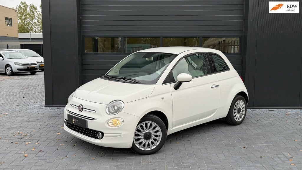 Fiat 500 1.2 Star | Incl btw | Airco|LMV|Bluetooth, Auto's, Fiat, Gebruikt, 4 cilinders, 4 stoelen, Wit