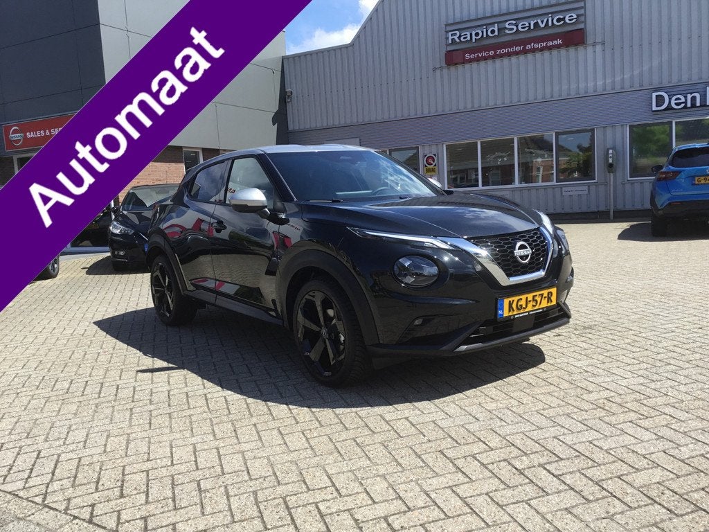 Nissan Juke 1.0 DIG-T N-Design DCT Leerpakket,Cold Pack, 12 maanden, Euro 6, 116 pk, Bedrijf