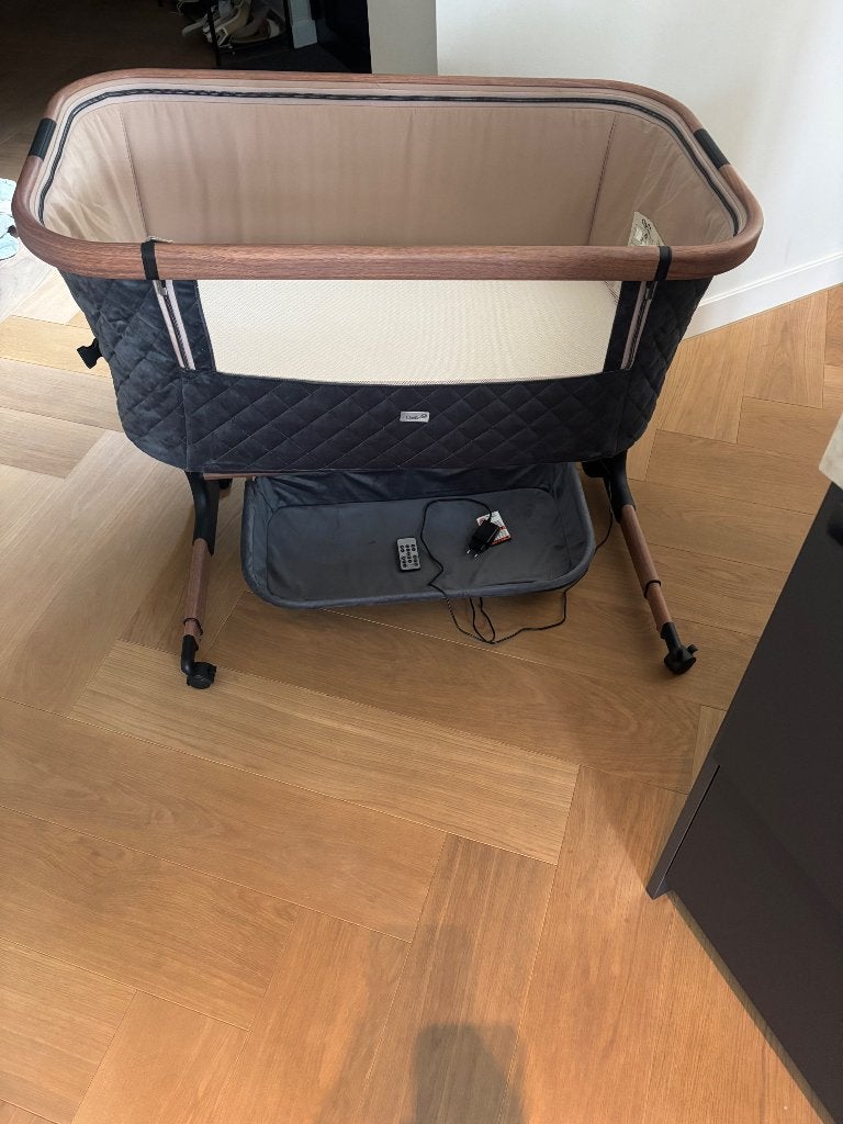 Cosleeper Qute  Q wiggle electric, Kinderen en Baby's, Babywiegjes en Ledikanten, Ophalen, Zo goed als nieuw, Wieg