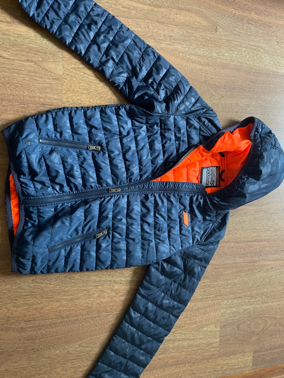Vingino jongens Jas - Blauw maat 158, Kinderen en Baby's, Ophalen of Verzenden, Zo goed als nieuw, Jongen, Jas