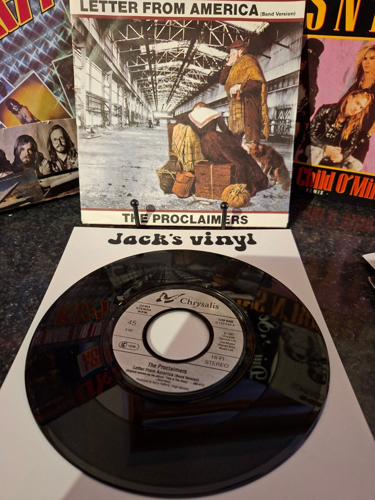 The Proclaimers - Letter From America (Band Version) 1987, Ophalen of Verzenden, Zo goed als nieuw, 7 inch, Overige typen