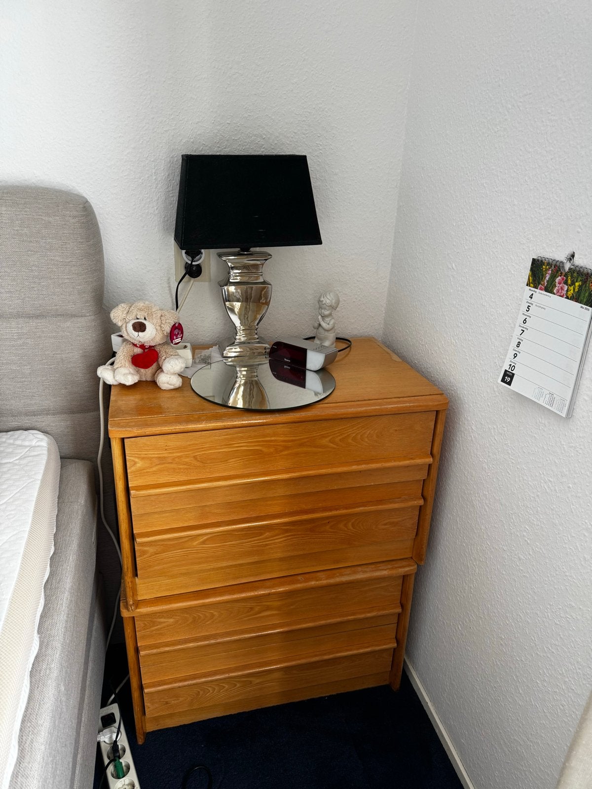 2 houten ladekasten, Ophalen, Minder dan 50 cm, Gebruikt, 5 laden of meer