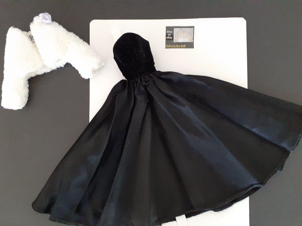 Vintage Barbie fashion "Bolerojasje Going to the Ball" 1964, Ophalen of Verzenden, Gebruikt, Kleertjes