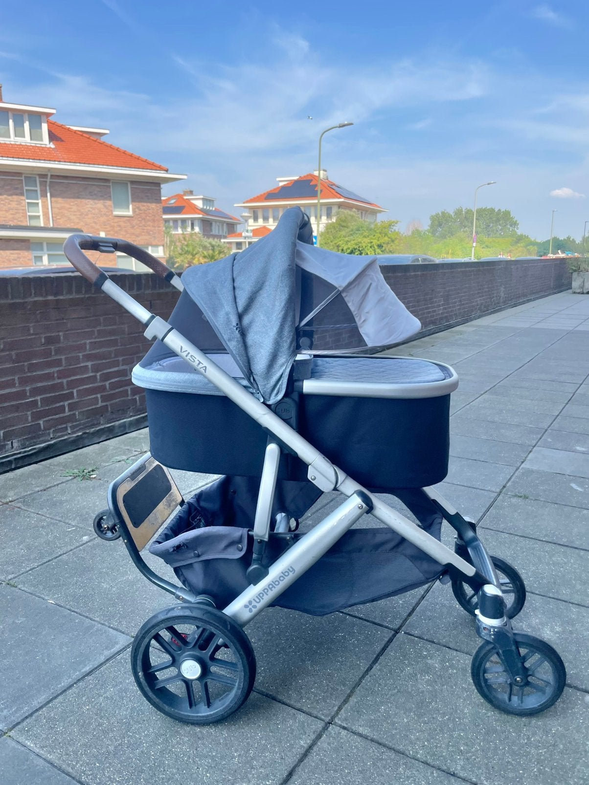 UPPAbaby Vista V2, Gebruikt, Verstelbare duwstang, Combiwagen, Ophalen