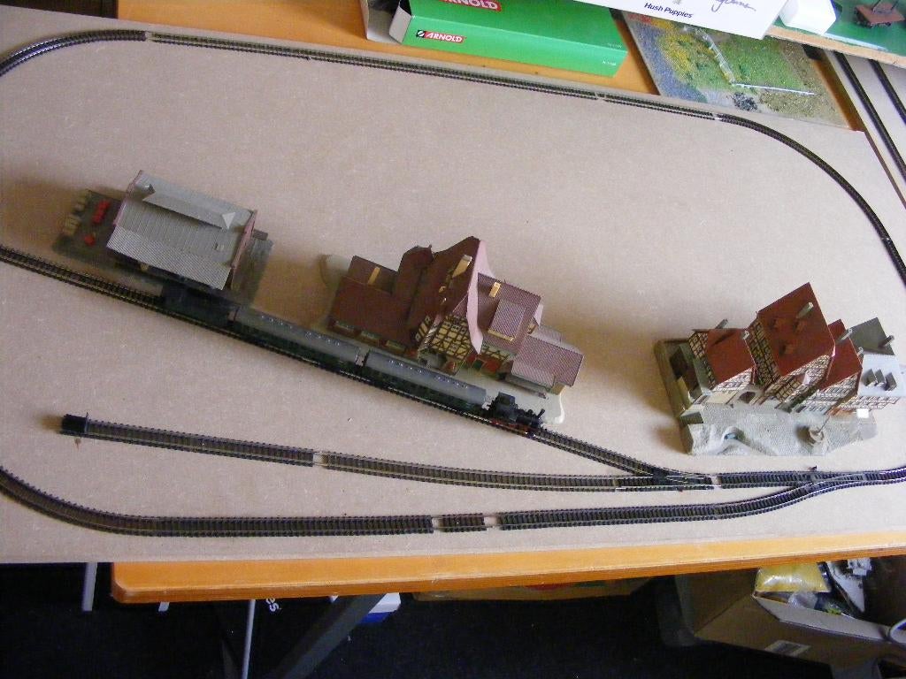 n spoor baan kompleet  nr 2, Hobby en Vrije tijd, Modeltreinen | N-Spoor, Overige merken, Gebruikt, Gelijkstroom, Brug, Tunnel of Gebouw