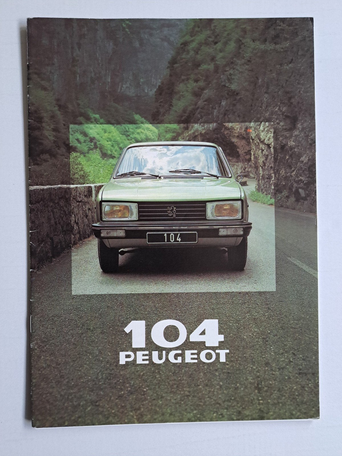 Peugeot 104 folder, 1979-1980, nieuw, Ophalen of Verzenden, Nieuw, Peugeot