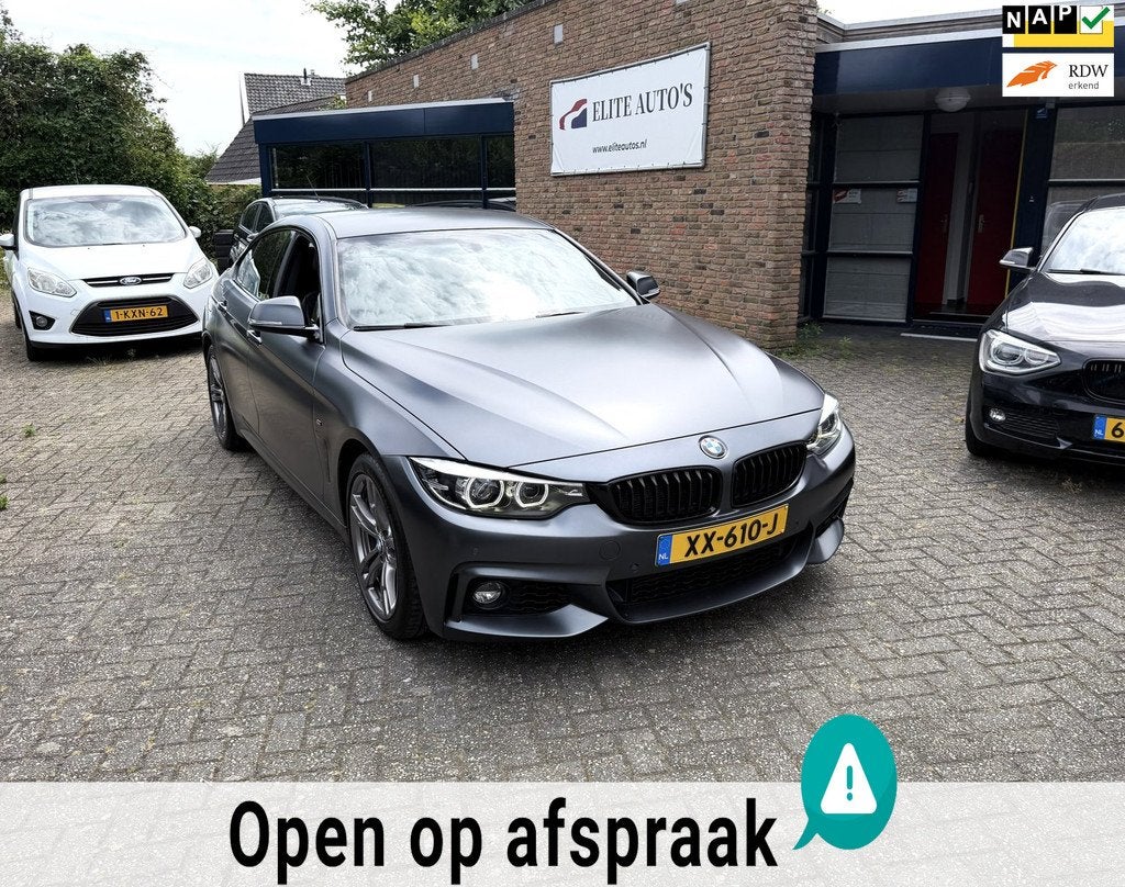 BMW 4-serie Gran Coupé /zeer mooie en dealer onderhouden/M, Auto's, BMW, Bedrijf, Te koop, 4-Serie Gran Coupé, ABS, Airbags, Airconditioning
