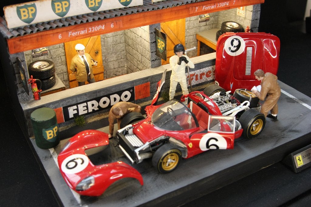 Diorama Brands Hatch BOAC International 500 1967 1:18, Info@bennie-gs.nl, Bennie G's, 7241MB, Groter dan 1:35