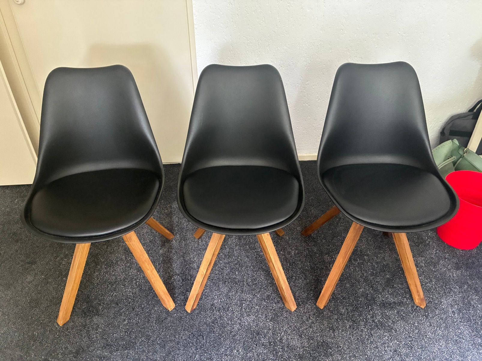 3x Stoel, Ophalen, Zo goed als nieuw, Drie