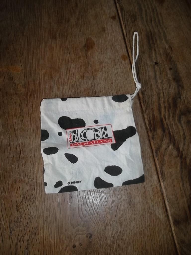 Disney 101 Dalmatiërs dominobewaarzakje Nestle/knikkerzakje, Ophalen of Verzenden, Overige figuren, Zo goed als nieuw, Beeldje of Figuurtje