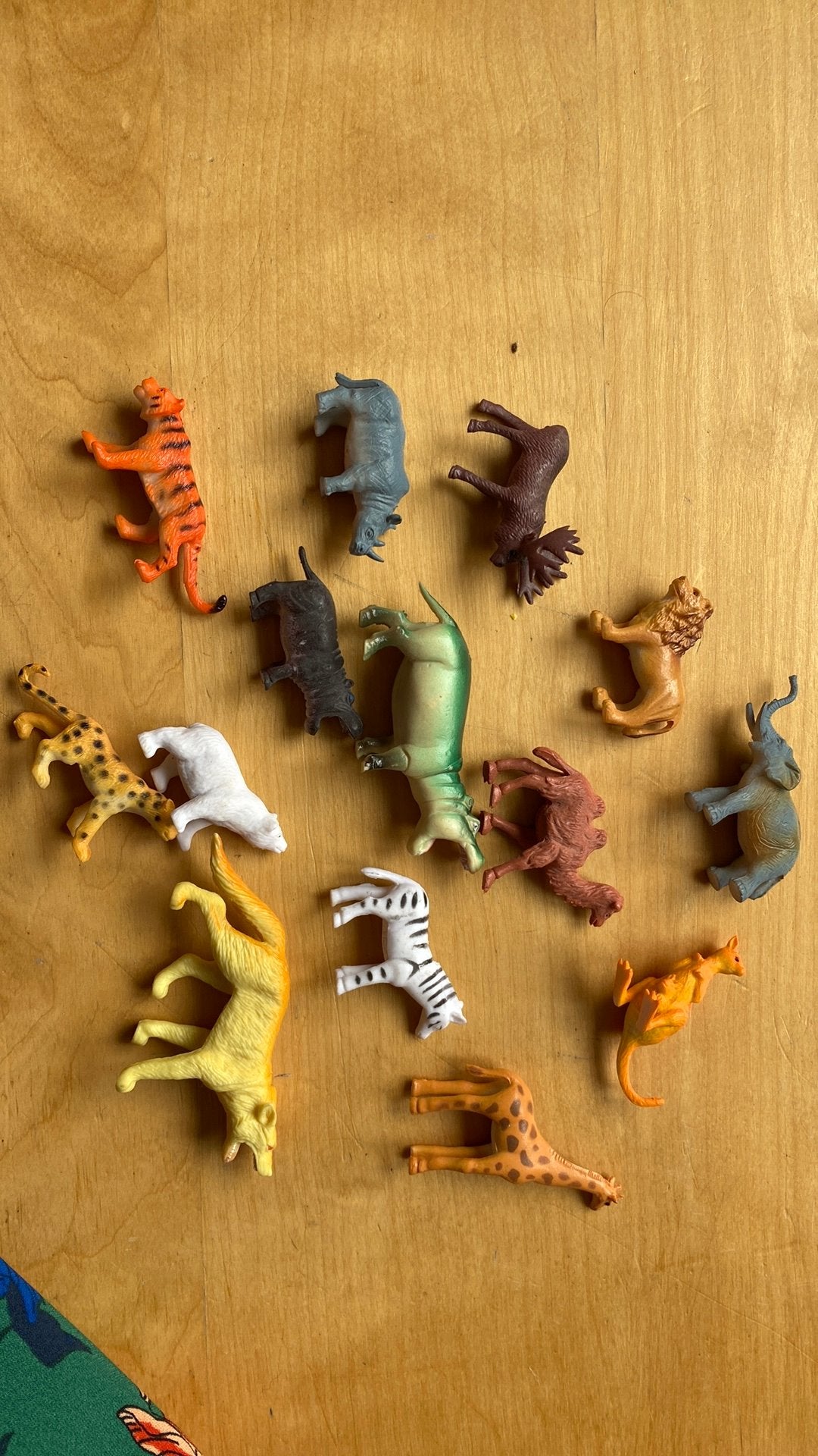 Set wilde dieren, plastic, Ophalen of Verzenden, Zo goed als nieuw