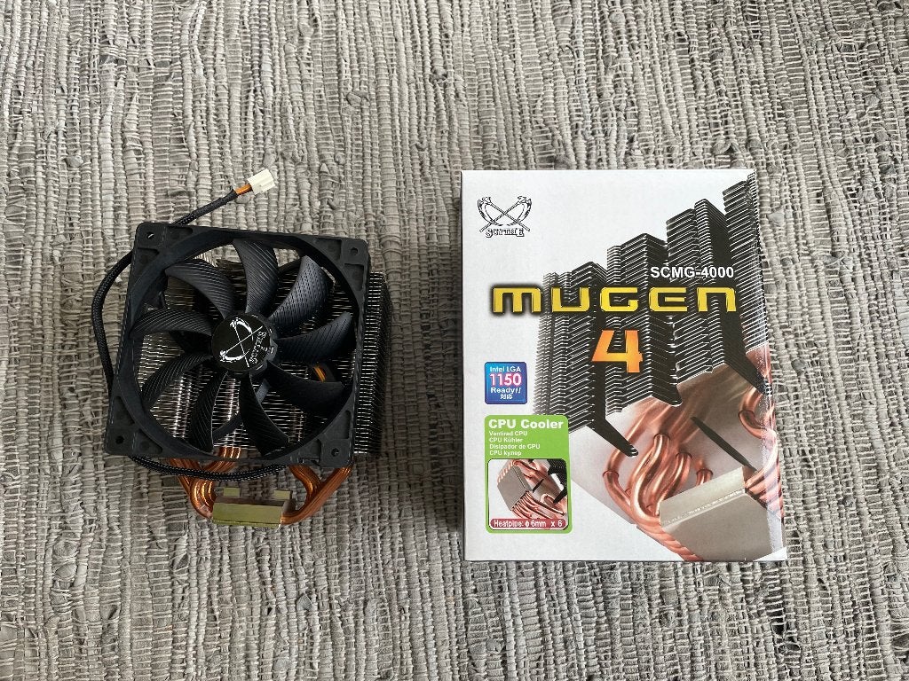 Scythe Mugen 4 en 2 extra fans, Ophalen of Verzenden, Gebruikt, Luchtkoeling