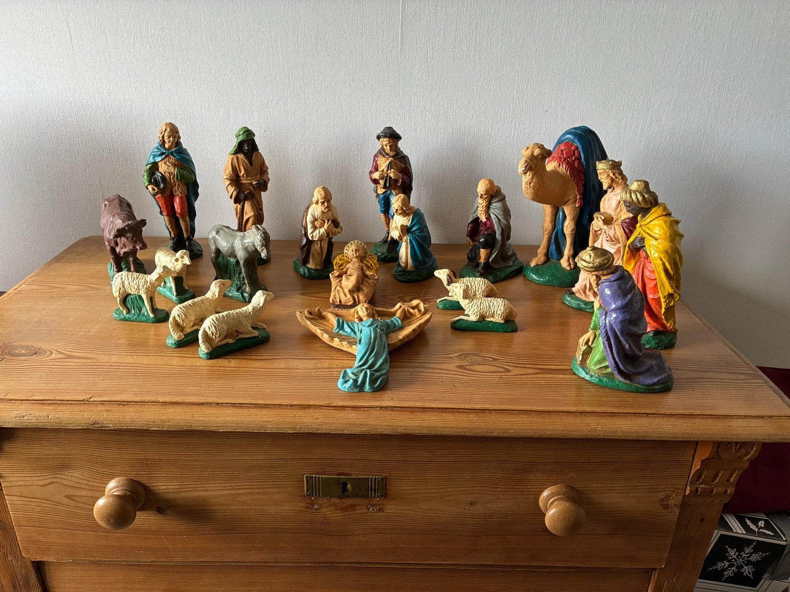 Kerstgroep uit de jaren 70, Ophalen, Gebruikt