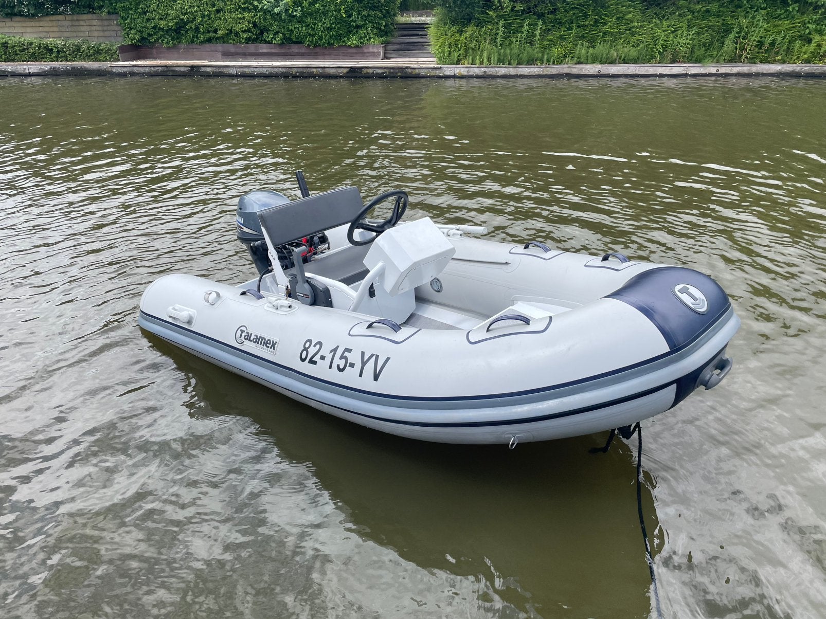 Talamex SLR290 Alu Rib met 20 Pk Yamaha, console en trailer, Watersport en Boten, Rubberboten, Ophalen, Aluminium, 1 m, 20 cm