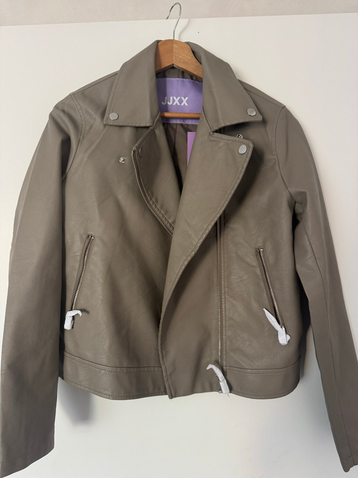 JJXX Faux Leren Bikerjack - Nieuw met kaartjes, Ophalen of Verzenden, Nieuw, Maat 36 (S), Bruin